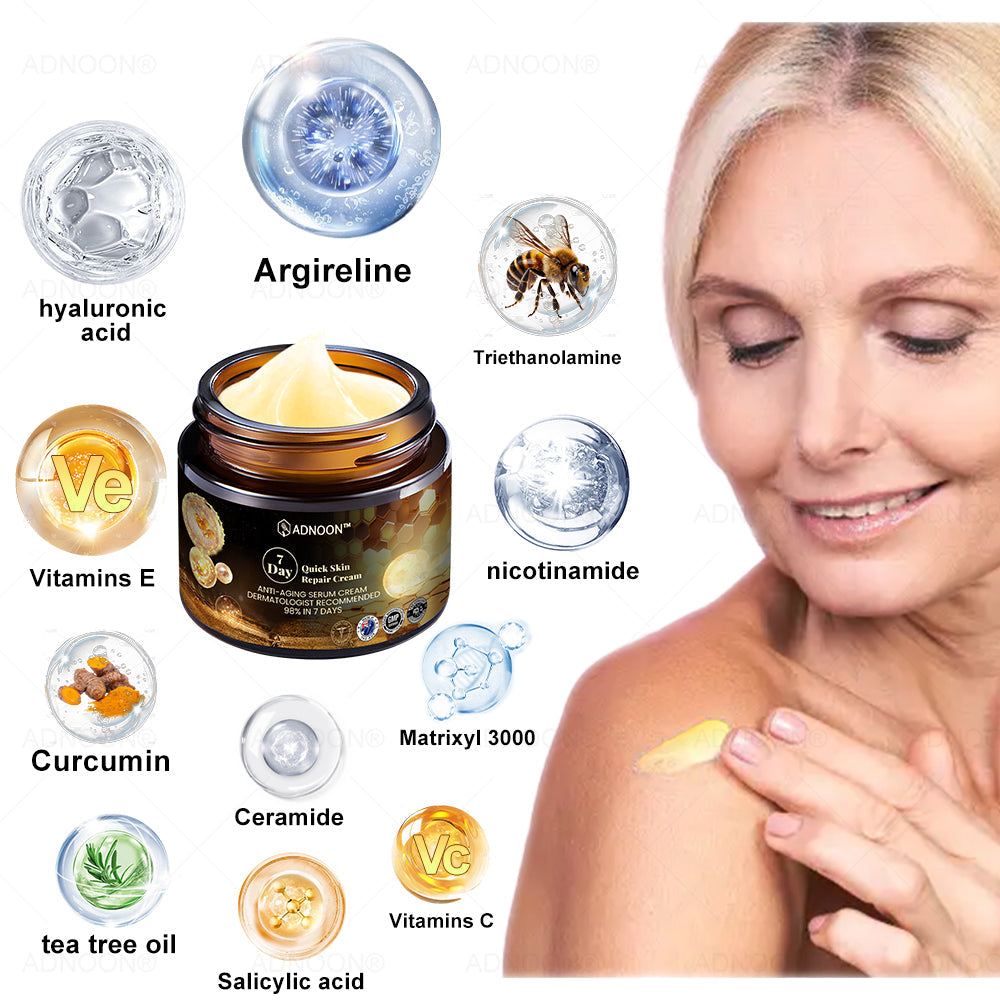 ADNOON® 7 Day Quick Skin Repair Cream-Relieves Scars, Acne, Burns, Rashes, Wrinkles & More