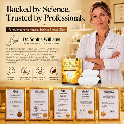 𝐇𝐢𝐬𝐤𝐢𝐧® 𝐒𝐮𝐧𝐥𝐞𝐬𝐬 𝐁𝐫𝐨𝐧𝐳𝐞 𝐌𝐢𝐜𝐫𝐨𝐧𝐞𝐞𝐝𝐥𝐞 𝐏𝐚𝐭𝐜𝐡